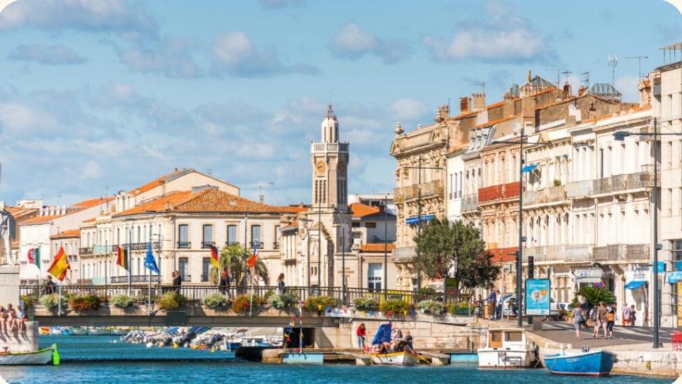 Jolie Studio Proche Du Centre Ville Sète Buitenkant foto